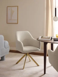 Sillón giratorio con reposabrazos Isla