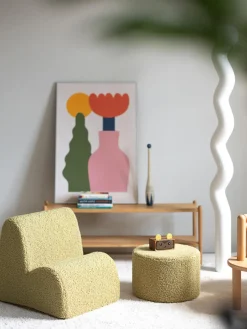 Sillón infantil de borreguillo Cloud