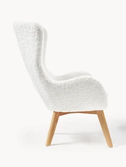 Sillón orejero de borreguillo Wing