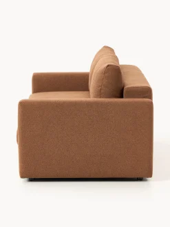 Sofá cama en tejido bouclé Tasha (3 plazas), con espacio de almacenamiento