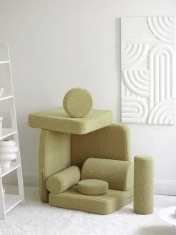 Sofá cama infantil modular artesanal de borreguillo Sugar