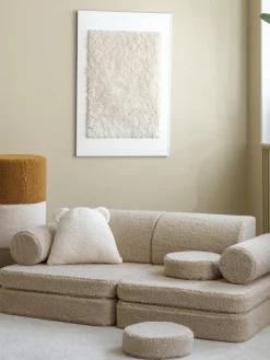 Sofá cama infantil modular de borreguillo artesanal Sugar