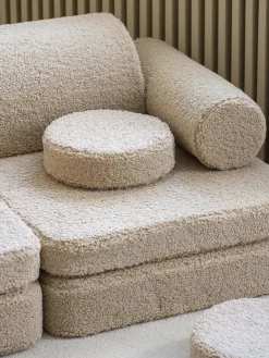 Sofá cama infantil modular de borreguillo artesanal Sugar