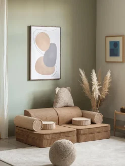 Sofá cama infantil modular de pana Sugar