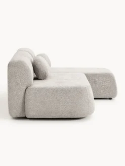 Sofá cama rinconera de borreguillo con espacio de almacenamiento Pao