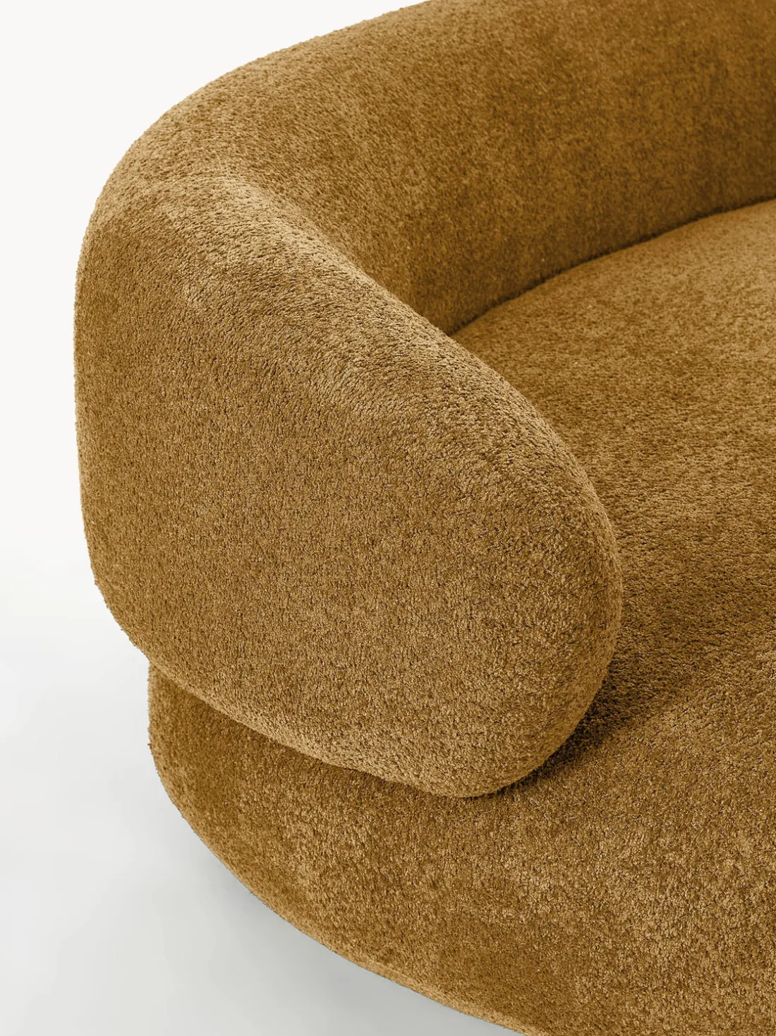 Sofá de borreguillo bouclé Alba (3 plazas)