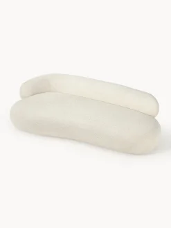 Sofá de borreguillo bouclé Alba (3 plazas)