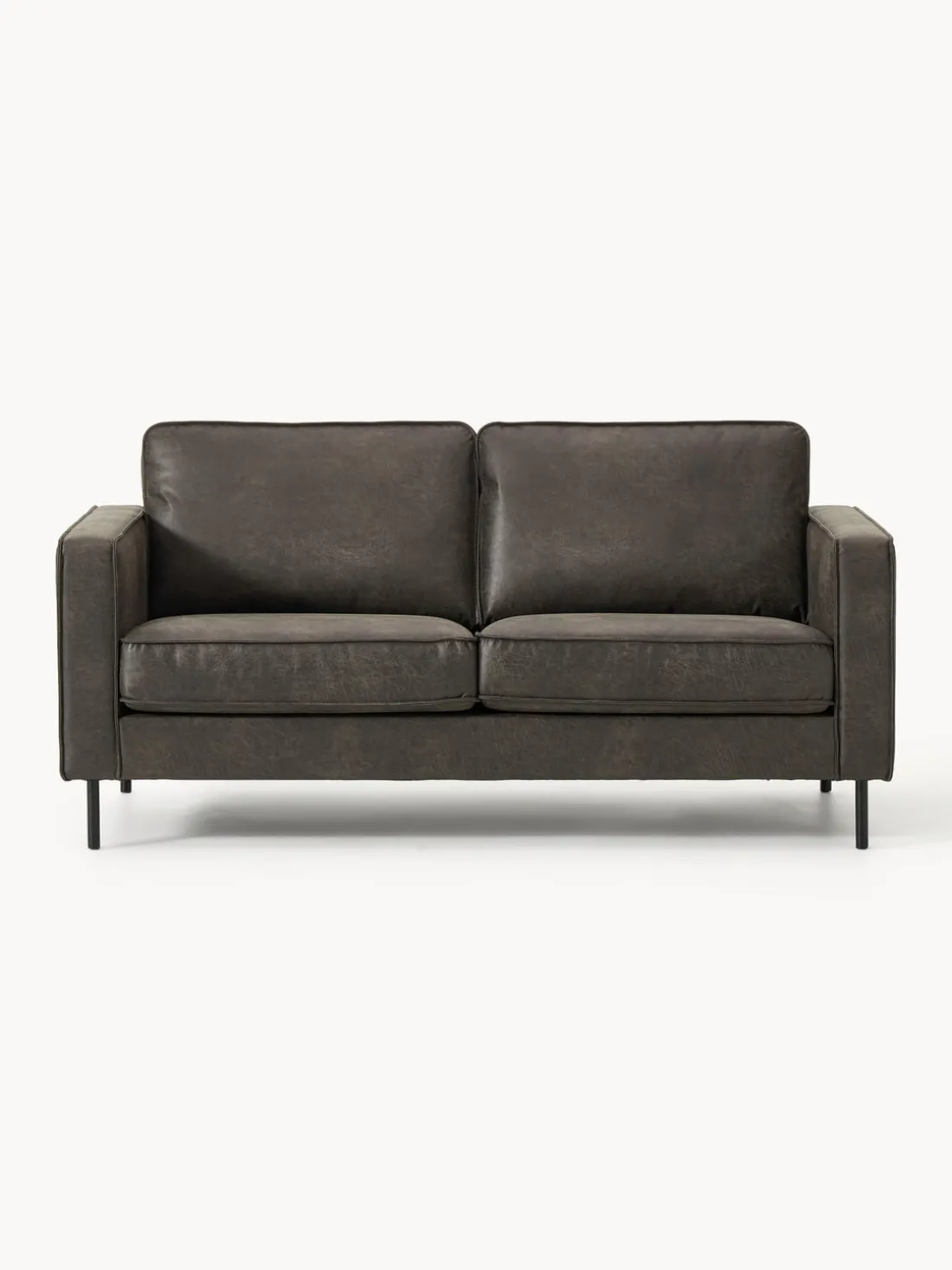 Sofá de cuero reciclado Hunter (2 plazas)