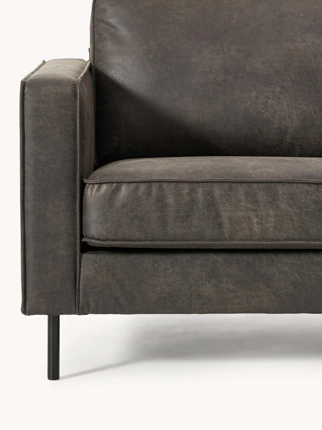 Sofá de cuero reciclado Hunter (2 plazas)