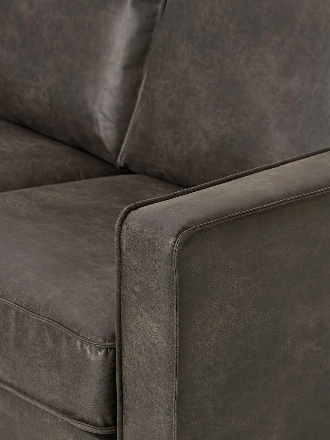 Sofá de cuero reciclado Hunter (2 plazas)