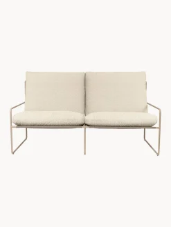 Sofá de jardín en tejido bouclé Desert (2 plazas)