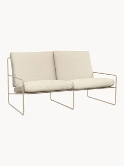 Sofá de jardín en tejido bouclé Desert (2 plazas)