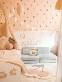 Sofá infantil modular artesanal de pana Mila