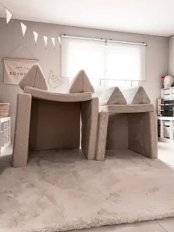 Sofá infantil modular artesanal de pana Mila