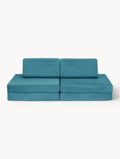 Sofá infantil modular artesanal de terciopelo Mila