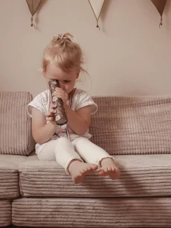 Sofá infantil modular artesanal de pana Mila