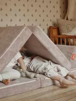 Sofá infantil modular artesanal de pana Mila