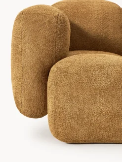Sofá modular de borreguillo bouclé Tayla (4 plazas)