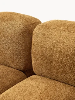 Sofá modular de borreguillo bouclé Tayla (4 plazas)