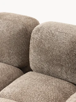 Sofá modular de borreguillo bouclé Tayla (3 plazas)