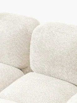 Sofá modular de borreguillo bouclé Tayla (3 plazas)