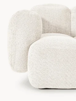 Sofá modular de borreguillo bouclé Tayla (4 plazas)
