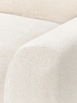 Sofá modular de borreguillo bouclé Wolke (3 plazas)