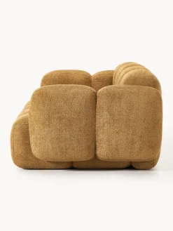 Sofá modular de borreguillo bouclé Tayla (3 plazas)