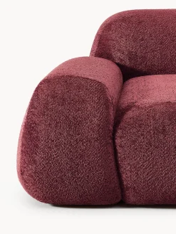 Sofá modular de borreguillo bouclé Wolke (3 plazas)