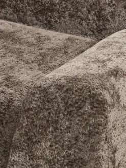 Sofá modular de borreguillo bouclé Wolke (4 plazas)