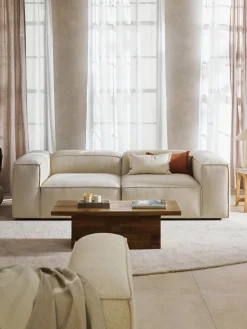 Sofá modular de mezcla de lino Lennon (3 plazas)