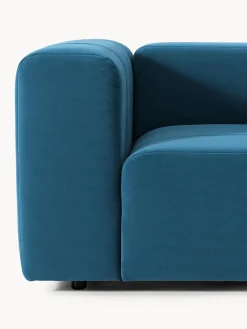 Sofá modular de terciopelo Lena (3 plazas)