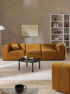 Sofá modular de terciopelo Lena (4 plazas)