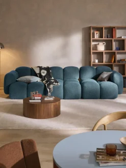 Sofá modular en tejido bouclé Tayla (4 plazas)