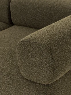 Sofá modular grande en tejido bouclé Anton