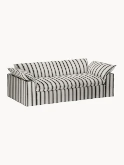 Sofá Nomad: 244 cm - Rocco, Chalkstripe (3 plazas)