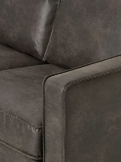 Sofá rinconera de cuero reciclado Hunter