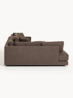 Sofá rinconera en tejido bouclé Tribeca