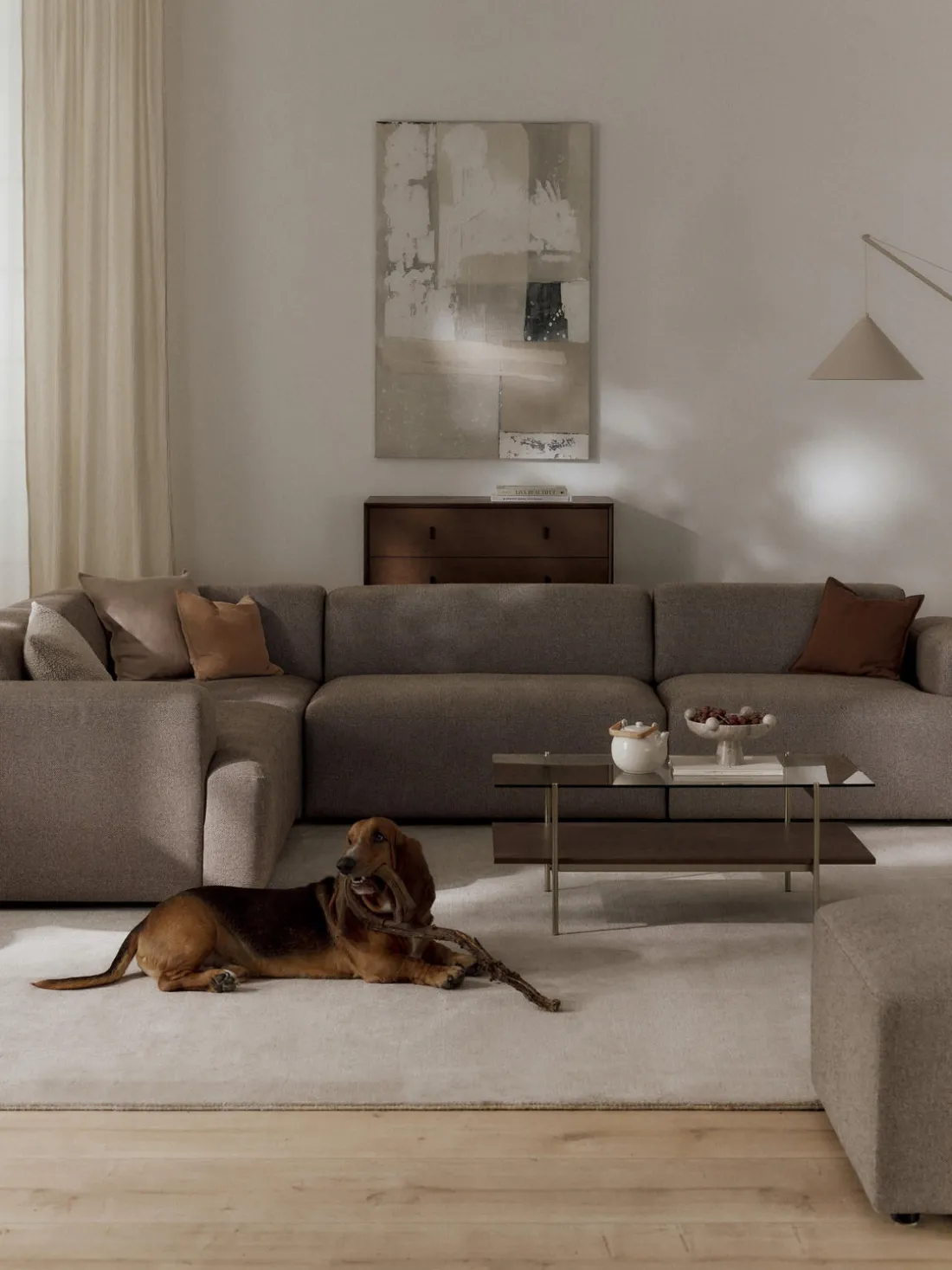 Sofá rinconera grande Melva (4 plazas)