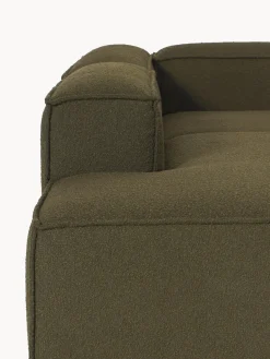 Sofá rinconera longue modular en tejido bouclé Lennon