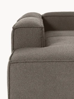 Sofá rinconera longue modular en tejido bouclé Lennon