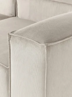 Sofá rinconera modular de pana Lennon