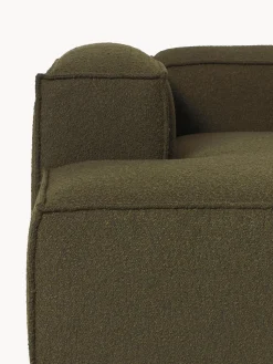 Sofá rinconera modular en tejido bouclé Lennon