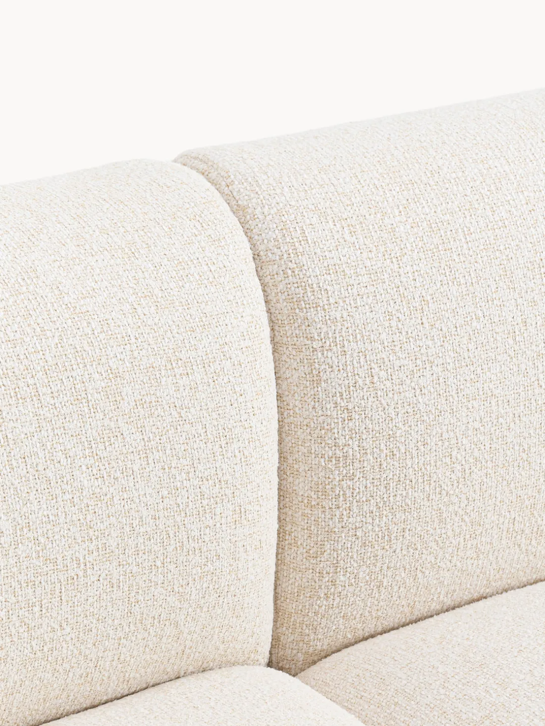 Sofá rinconera modular en tejido bouclé Sofia (4 plazas)