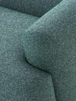 Sofá rinconera modular grande en tejido bouclé Sofia