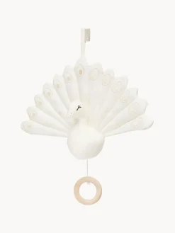 Sonajero colgante de algodón ecológico Peacock