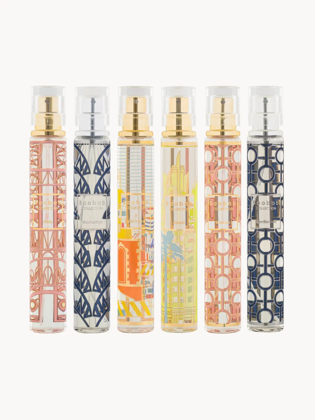 Spray aromático para la habitación con caja de regalo My First Baobab, 6 uds.