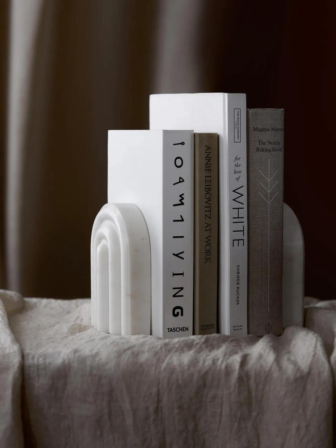 Sujetalibros de mármol Malie, 2 uds.