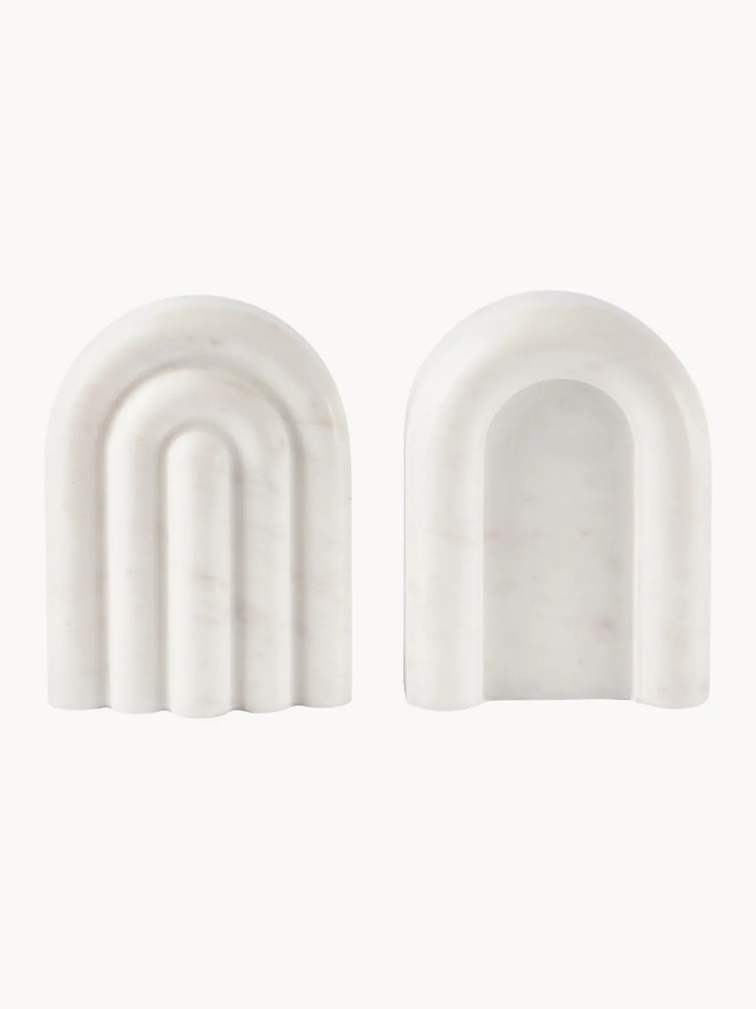 Sujetalibros de mármol Malie, 2 uds.