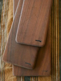 Tabla de cortar artesanal de madera de acacia Tidy, tamaños diferentes